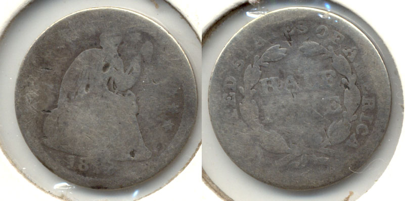 1842 Seated Liberty Half Dime AG-3