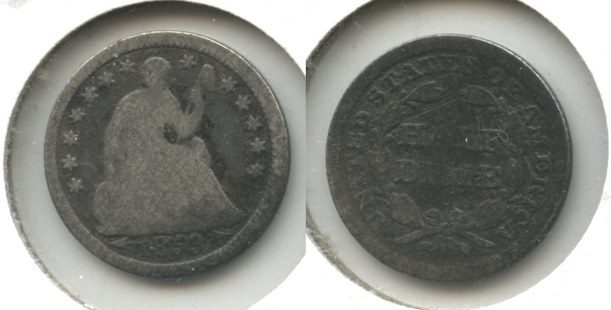 1853 Seated Liberty Half Dime AG-3 #k