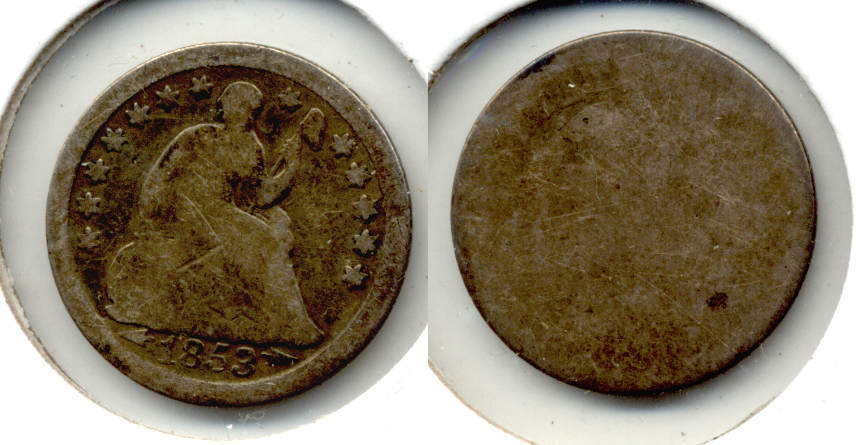 1853 Seated Liberty Half Dime Fair-2 a
