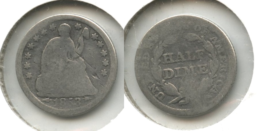 1853 Seated Liberty Half Dime Fair-2 #c