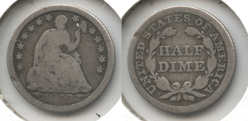 1853 Seated Liberty Half Dime Good-4 #x