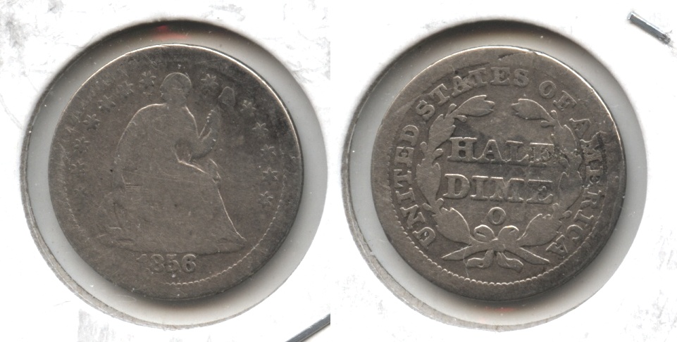 1856-O Seated Liberty Half Dime Good-4