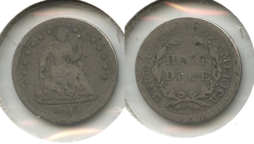 1856 Seated Liberty Half Dime Good-4 #g