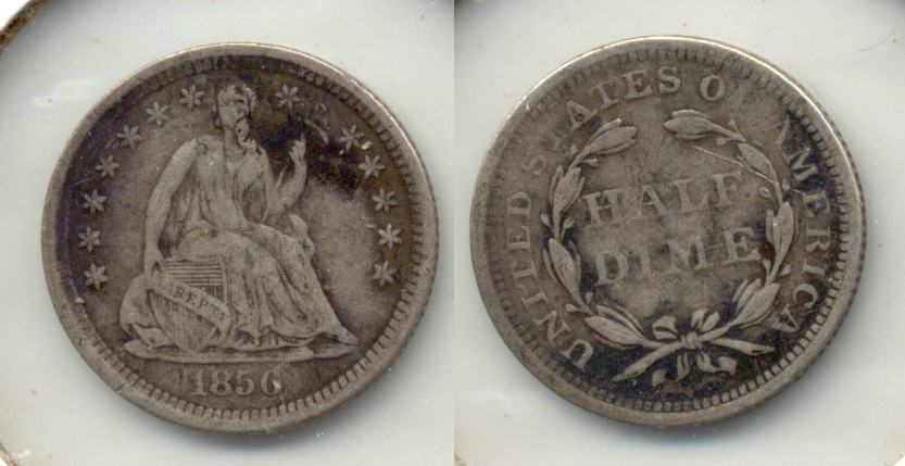 1856 Seated Liberty Half Dime VF-20 a Field Matter