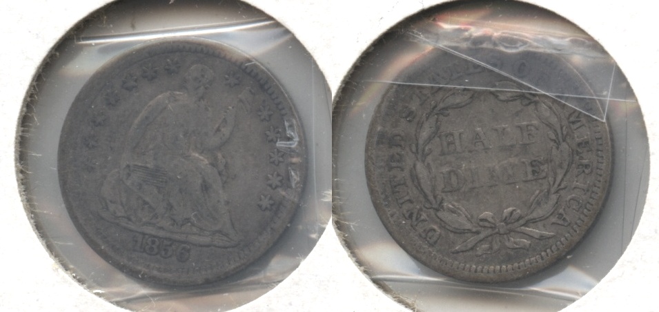 1856 Seated Liberty Half Dime VG-8 #a