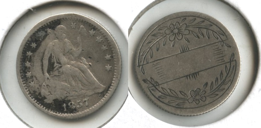 Seated Liberty Half Dime Love Token #a