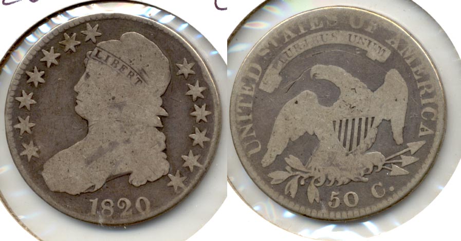 1820 Capped Bust Half Dollar Good-4