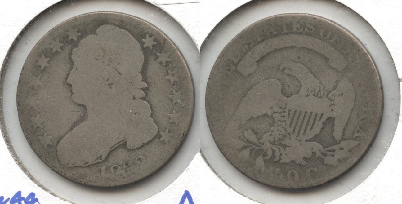 1832 Capped Bust Half Dollar AG-3