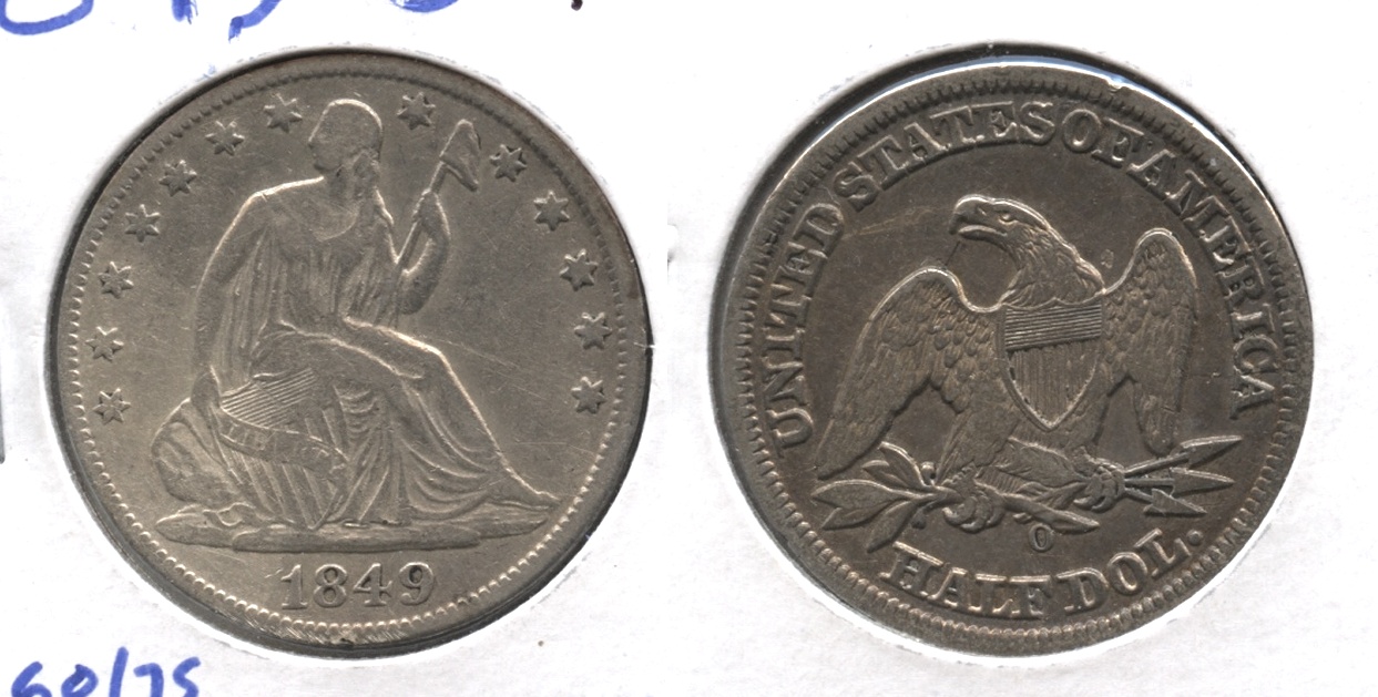 1849-O Seated Liberty Half Dollar Fine-15