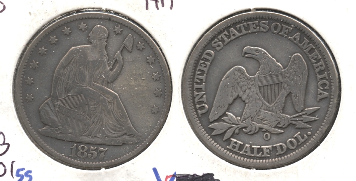1857-O Seated Liberty Half Dollar Fine-12