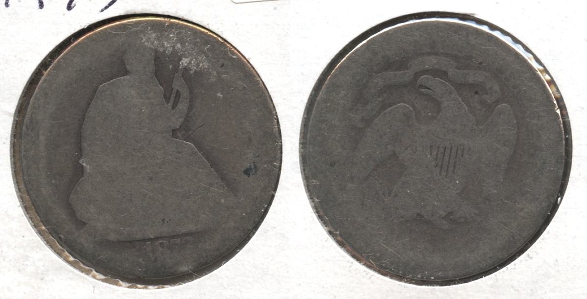 1873 Seated Liberty Half Dollar Fair-2