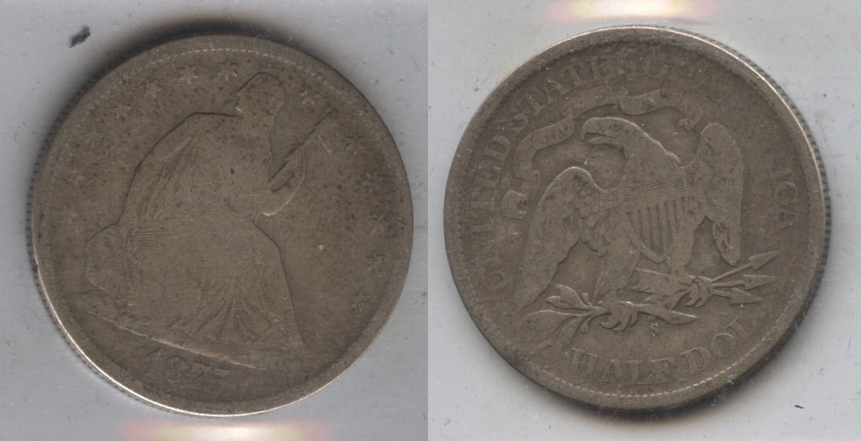 1875-S Seated Liberty Half Dollar Good-4