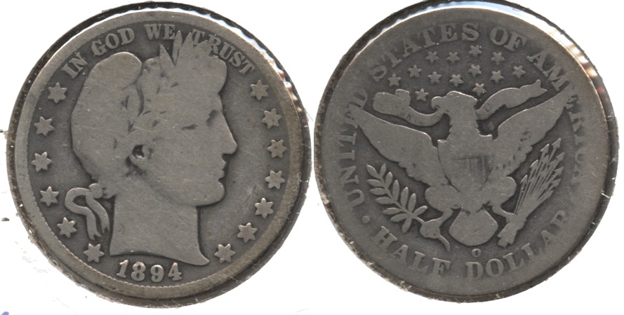 1894-O Barber Half Dollar AG-3