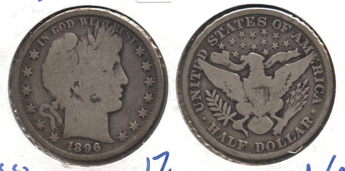 1896 Barber Half Dollar Good-4 #d
