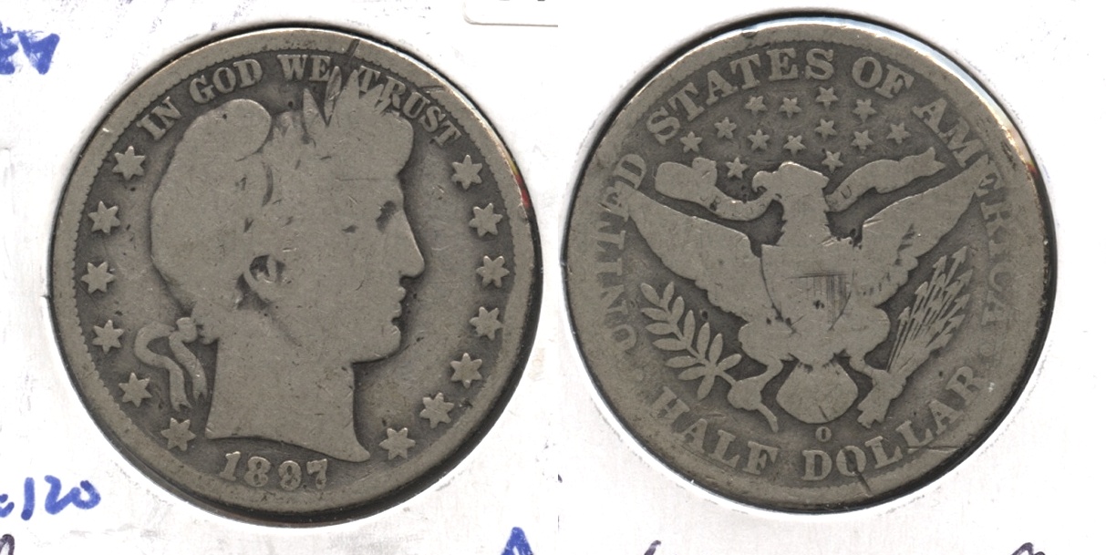 1897-O Barber Half Dollar AG-3 #c