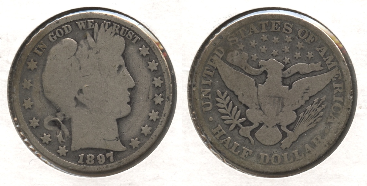 1897 Barber Half Dollar Good-4 #h