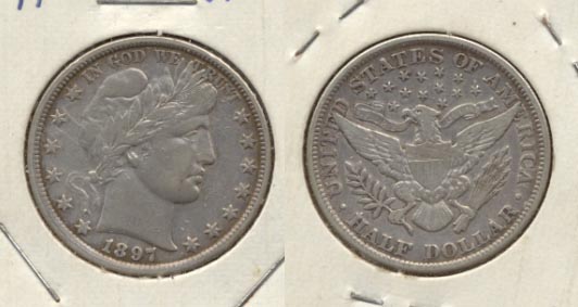 1897 Barber Half Dollar VF-20