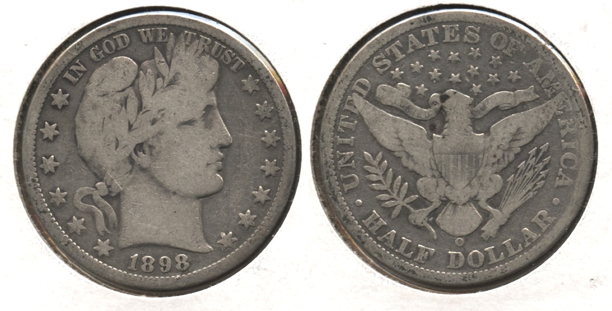 1898-O Barber Half Dollar Good-6