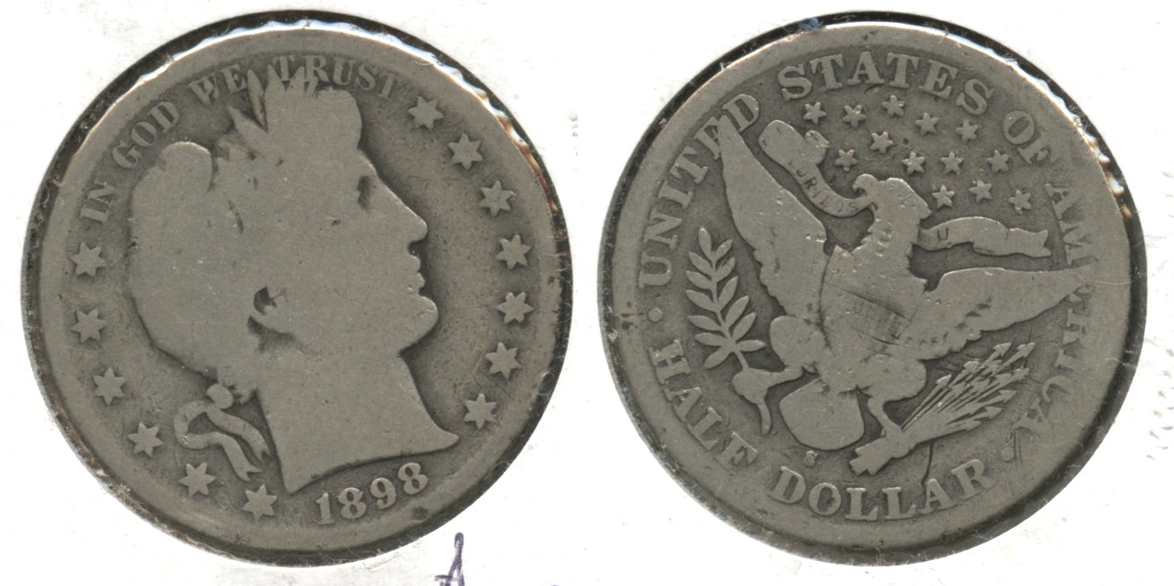 1898-S Barber Half Dollar AG-3 #c