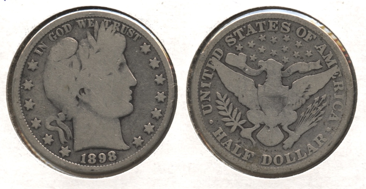 1898 Barber Half Dollar Good-4 #g