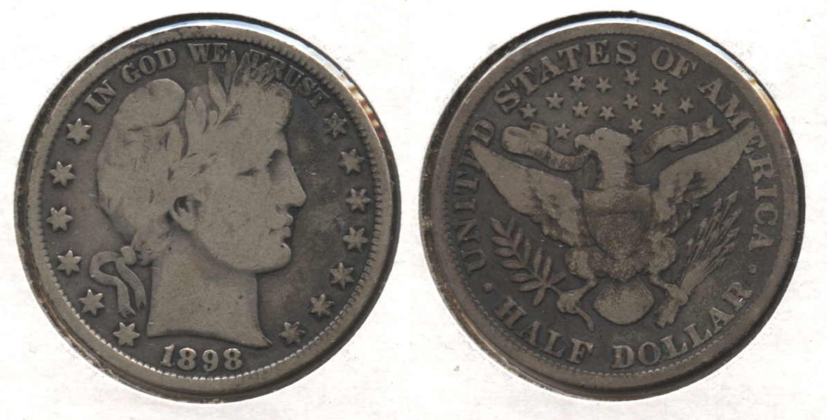 1898 Barber Half Dollar Good-6 #a