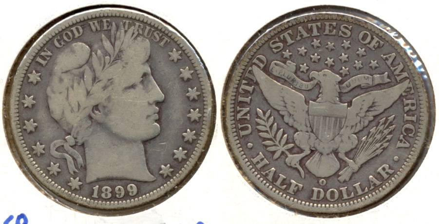 1899-O Barber Half Dollar VG-10