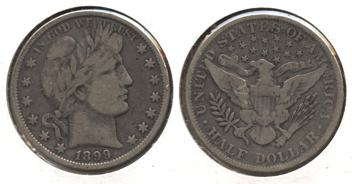 1899 Barber Half Dollar Fine-12