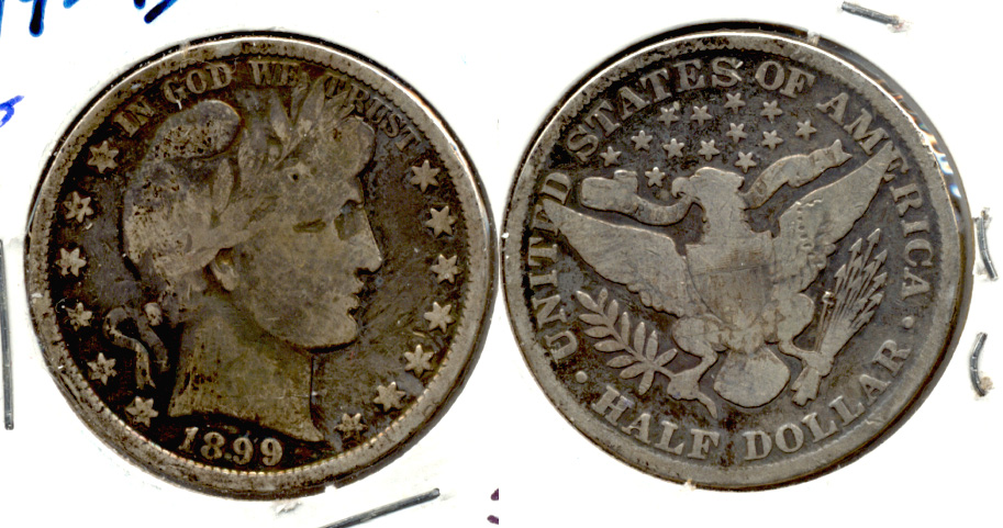 1899 Barber Half Dollar Good-4 b