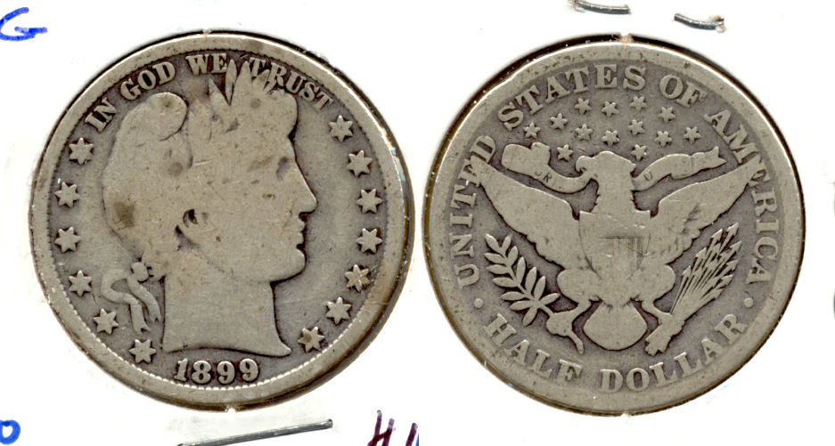 1899 Barber Half Dollar Good-4 c