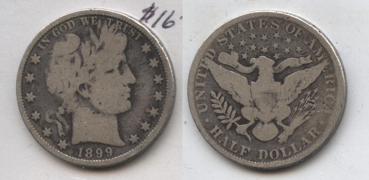 1899 Barber Half Dollar Good-4 #j