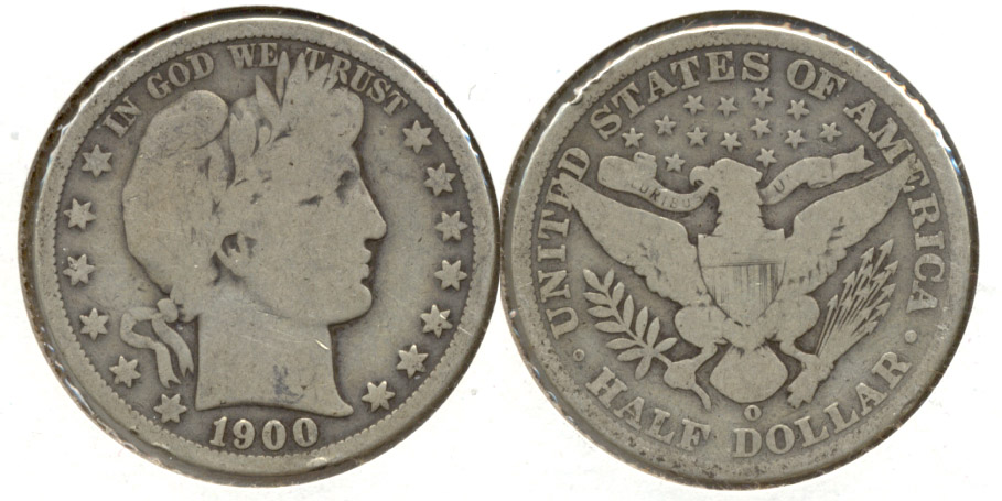 1900-O Barber Half Dollar Good-4