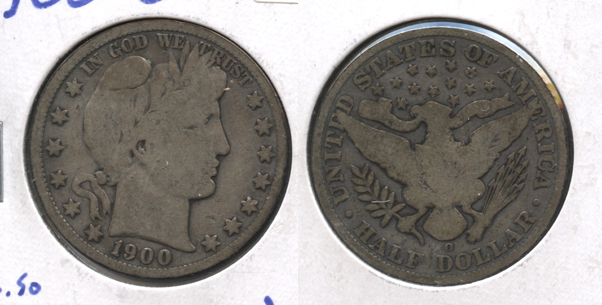 1900-O Barber Half Dollar Good-4 #j