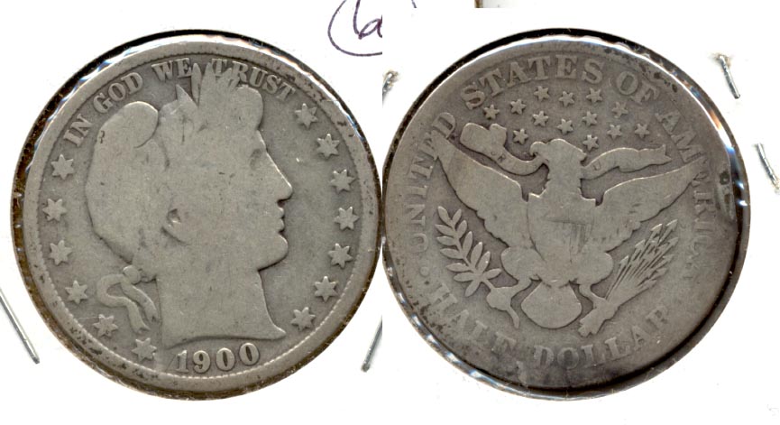 1900 Barber Half Dollar Good-4