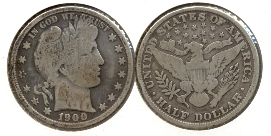 1900 Barber Half Dollar Good-4 a