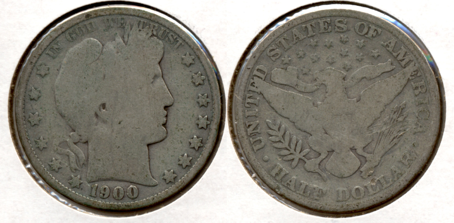 1900 Barber Half Dollar Good-4 b