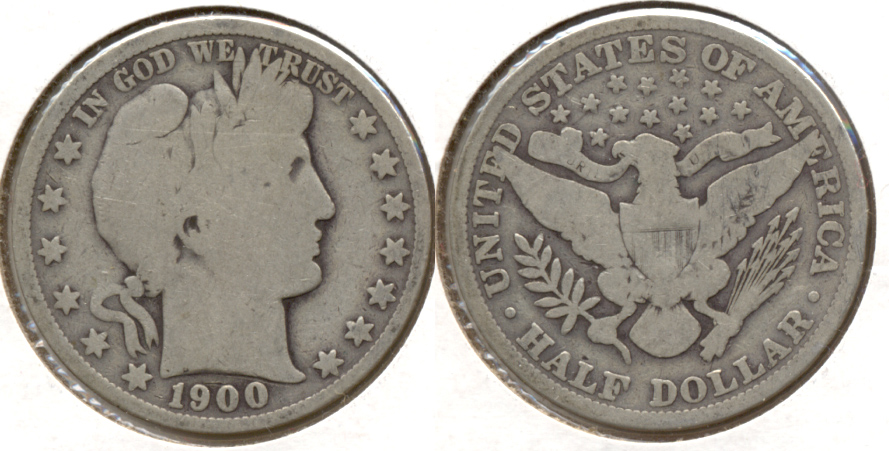 1900 Barber Half Dollar Good-4 e