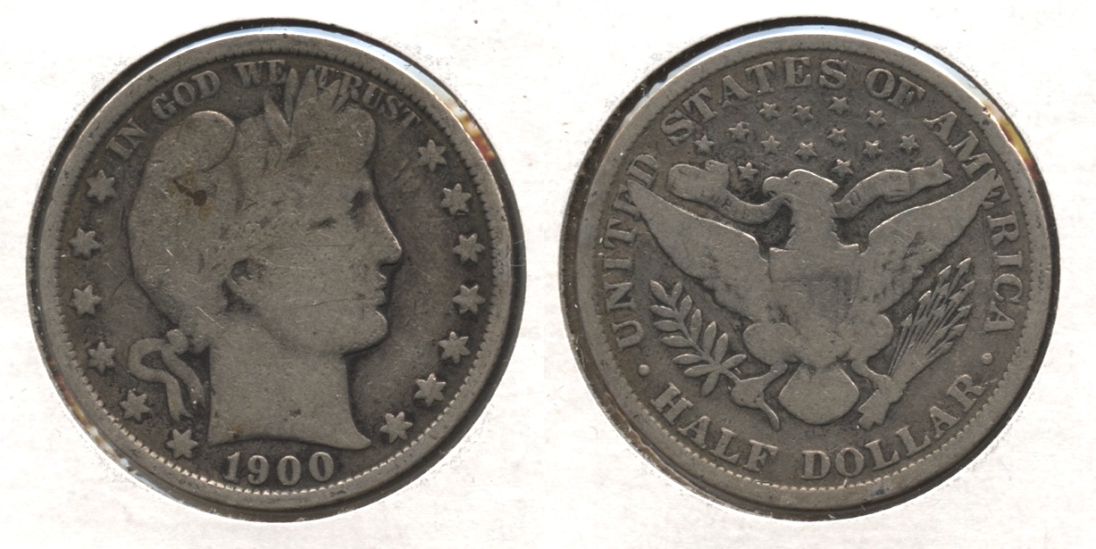 1900 Barber Half Dollar Good-4 #k