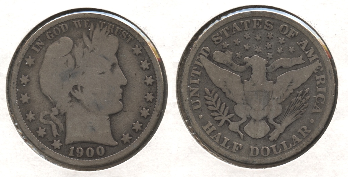 1900 Barber Half Dollar Good-4 #m