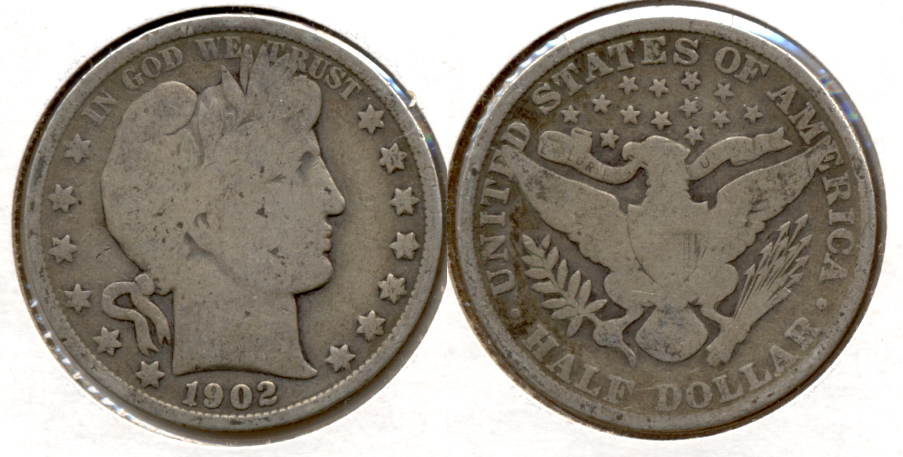 1902 Barber Half Dollar Good-4 b