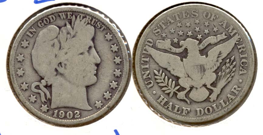 1902 Barber Half Dollar Good-6