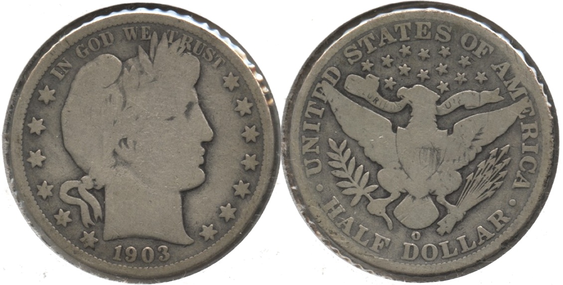 1903-O Barber Half Dollar Good-4 #b