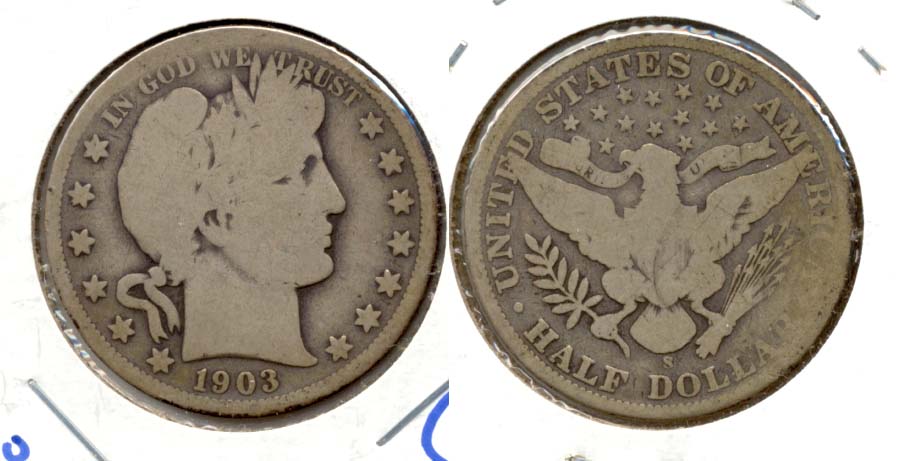 1903-S Barber Half Dollar AG-3