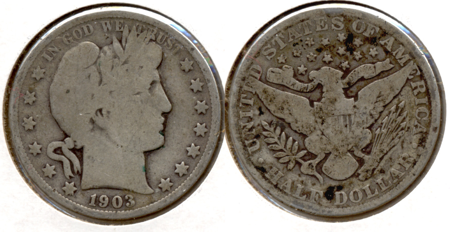 1903 Barber Half Dollar Good-4 a
