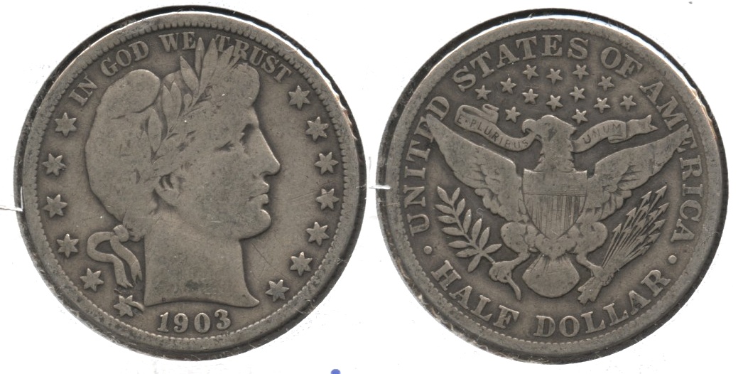 1903 Barber Half Dollar VG-8