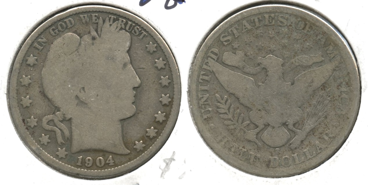 1904-S Barber Half Dollar Good-4 #c