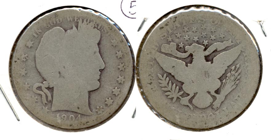 1904 Barber Half Dollar AG-3