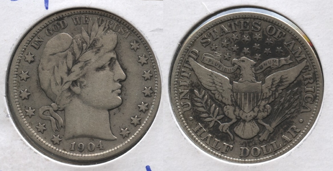 1904 Barber Half Dollar Fine-12