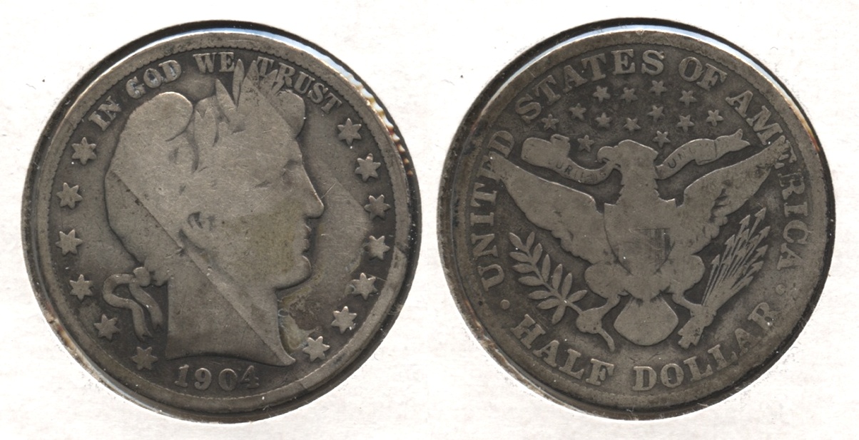 1904 Barber Half Dollar Good-4 #e