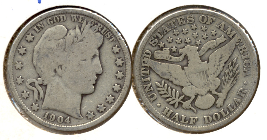 1904 Barber Half Dollar Good-6