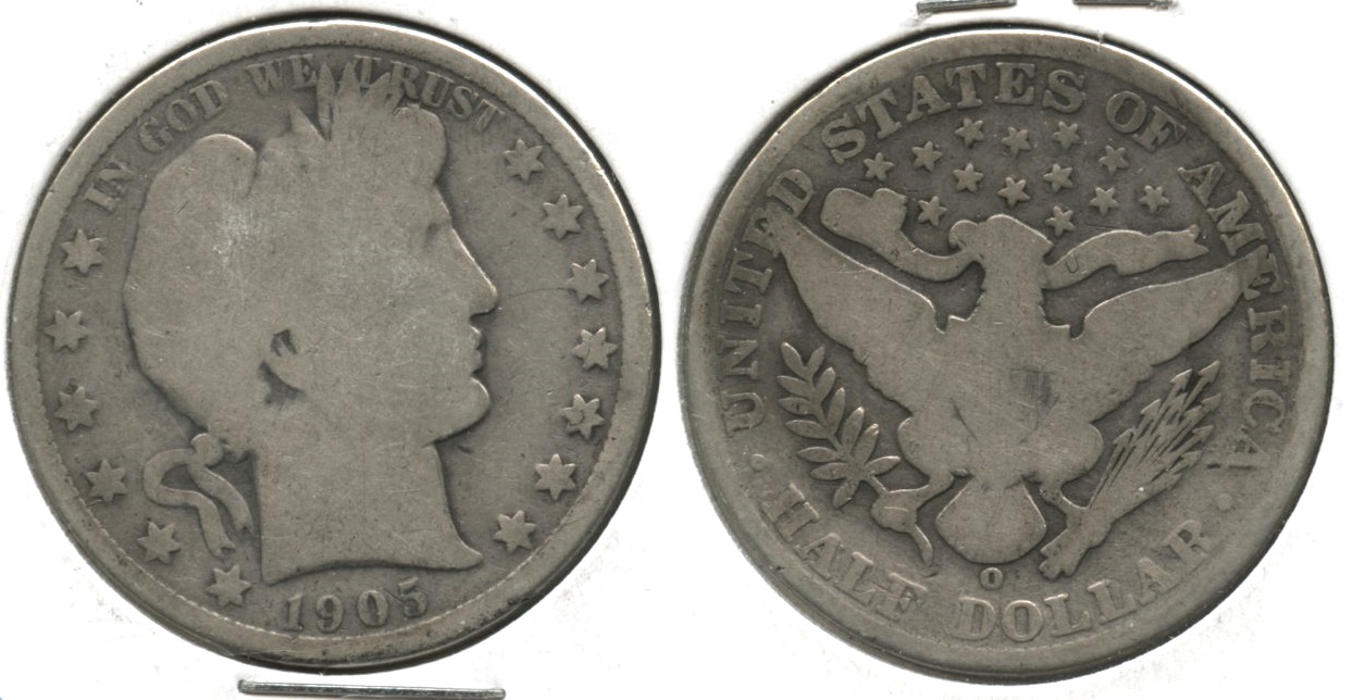 1905-O Barber Half Dollar Good-4 #d